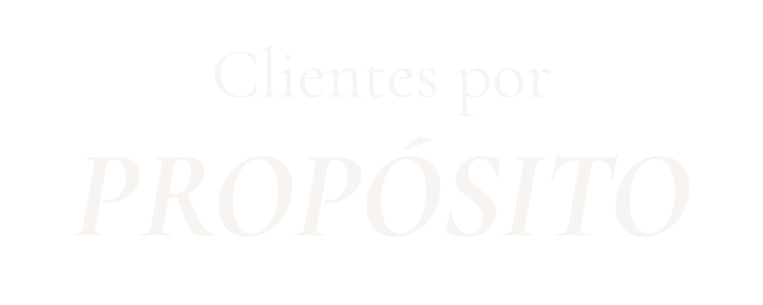 Clientes por Propósito